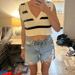 Free people cropped vest